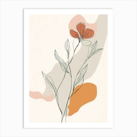 Abstract Flower 5 Art Print