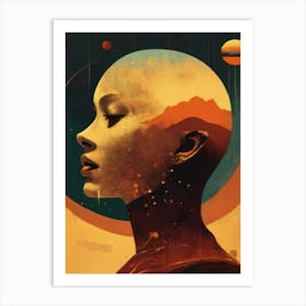 Woman'S Head Art Print