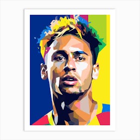 Neymar Art Print