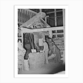 Sacking Cotton Seed Meal,Cotton Seed Oil Mill, Mclennan County, Texas By Russell Lee Art Print