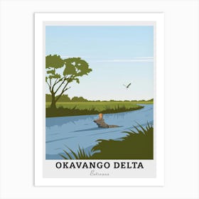 Okavango Delta Travel 1 Art Print