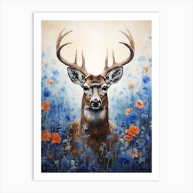 Deer In The Meadow 3 Art Print