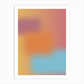 Blurred - Colours Art Print