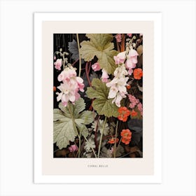 Flower Illustration Coral Bells 1 Poster Art Print