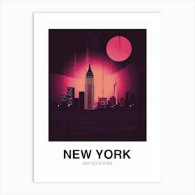 Dark New York City Art Print