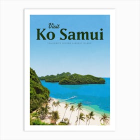 Visit Ko Samui Art Print