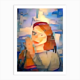 Abstract Of A Woman Art Print