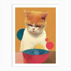 Not-really-happy Cat 2 Art Print