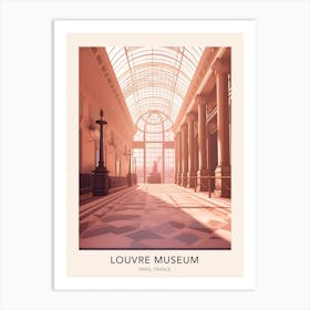 The Louvre Museum Paris France 3 Travel Poster Art Print