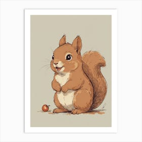 Squirrel 3 Art Print