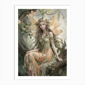 Woodland Fairy Art Print