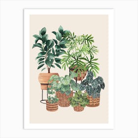 House Plants Club Art Print