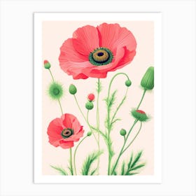 Poppies 5 Art Print