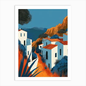 Village In Spain Art Print