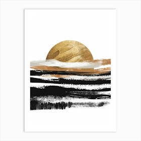 Sunset On The Beach 9 Art Print