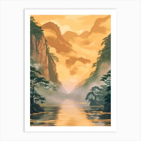 Asian Landscape 2 Art Print