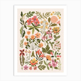 Wildflowers At Day Art Print
