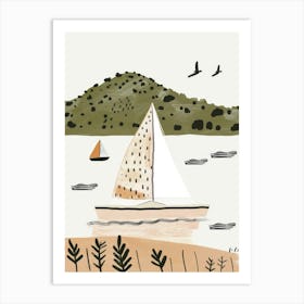 Sailboats 32 Art Print