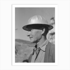 Untitled Photo, Possibly Related To Construction Worker, Shasta Dam, Shasta County, California By Russell Art Print