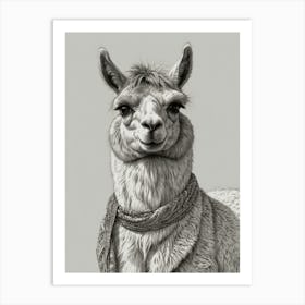 Llama 24 Art Print