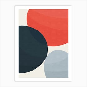 Colorful abstract shapes 8 Art Print