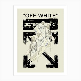 Off White Art Print