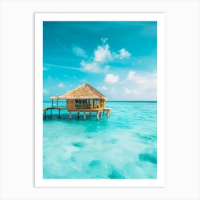 Hut On The Beach Art Print