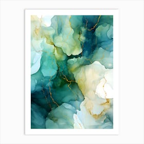 Abstract Watercolor Painting Art Print