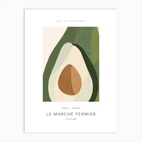 Avocado Le Marche Fermier Poster 3 Art Print