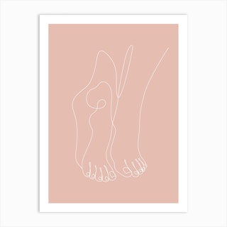 Feet B Art Print