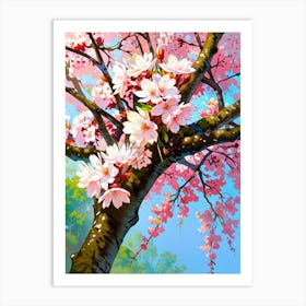 Cherry Blossom Tree 6 Art Print