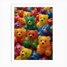 Gummy Bears Art Print