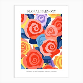 Floral Harmony Art Print