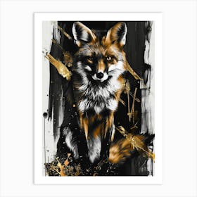 Fox Art 3 Art Print