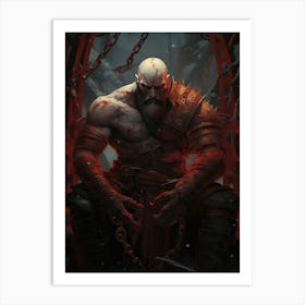 God Of War 13 Art Print