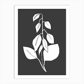 Nine Leaves Art Print