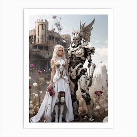 Robot Bride Art Print