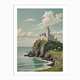 Castle On The Cliff Art Print