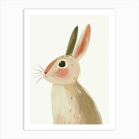 Californian Rabbit Kids Illustration 2 Art Print