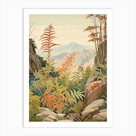 Japanese Painted Fern Victorian Style 0 Art Print