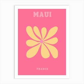 Maui France 1 Art Print