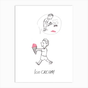 Ice Cream Art Print