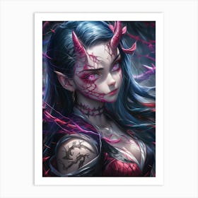 Demon Nezuko Art Print