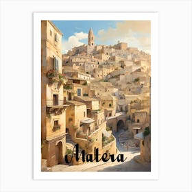 Matera Art Print