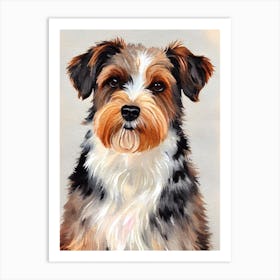 Glen Of Imaal Terrier 3 Watercolour Dog Art Print