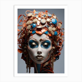 Strikingly Enigmatic Figure Art Print