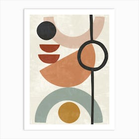 Abstract Shapes Canvas Print 1 Art Print