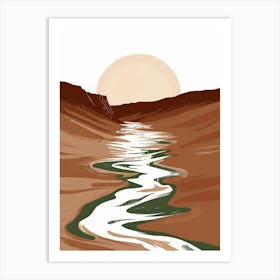 River In The Desert 6 Art Print