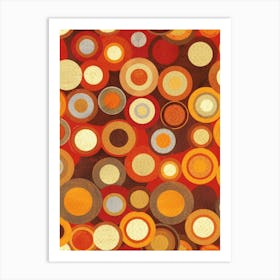 Abstract Circles 116 Art Print