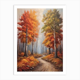 Autumn Path 3 Art Print